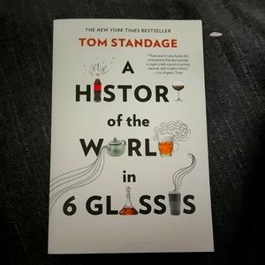 Book entitled, "A History of the World in 6 Glasses".